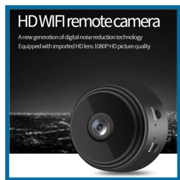 Câmera A9 Visão noturna HD Mini Wifi Câmera Hd 720 P Visão Noturna Sem Fio V - Imagem 2