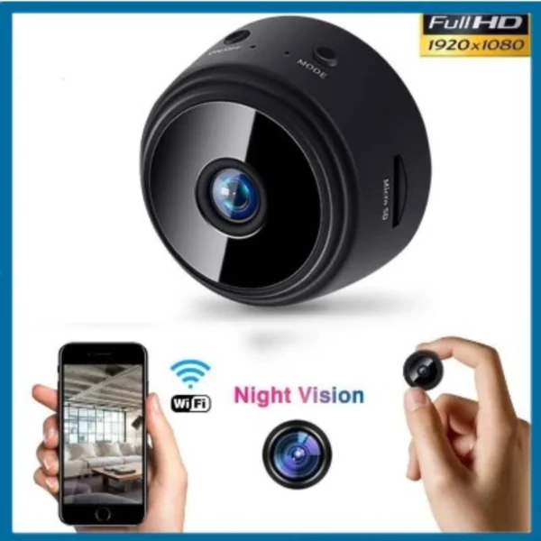 Câmera A9 Visão noturna HD Mini Wifi Câmera Hd 720 P Visão Noturna Sem Fio V - Imagem 4