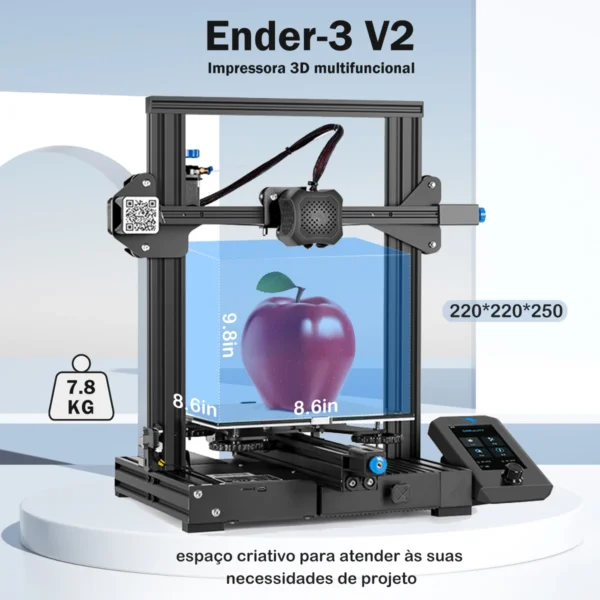Impressora 3D Profissional, Impressora FDM, Elétrica, FDM, 2 Impress - Imagem 10