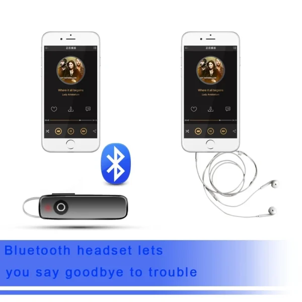 Fone de ouvido sem fio 163/bluetooth 4 1/auricular/mãos livres/desportivo para - Imagem 7