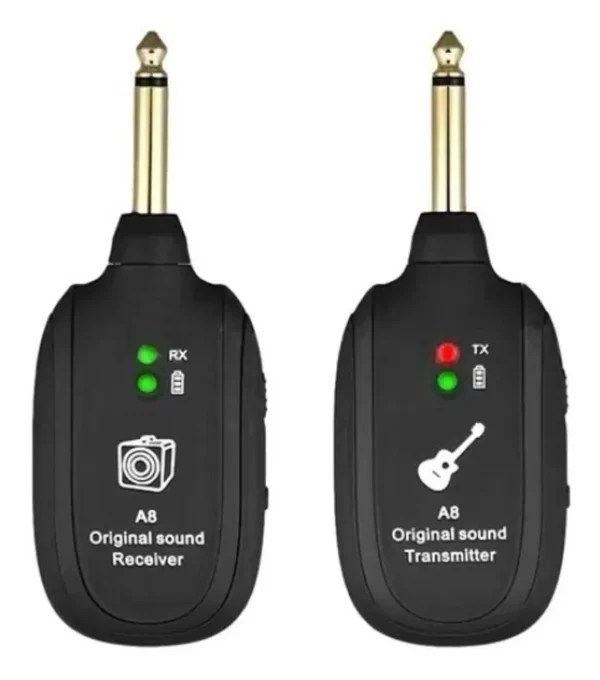 Transmissor e Receptor Sem Fio P/ Guitarra, Violão e Baixo - Imagem 2